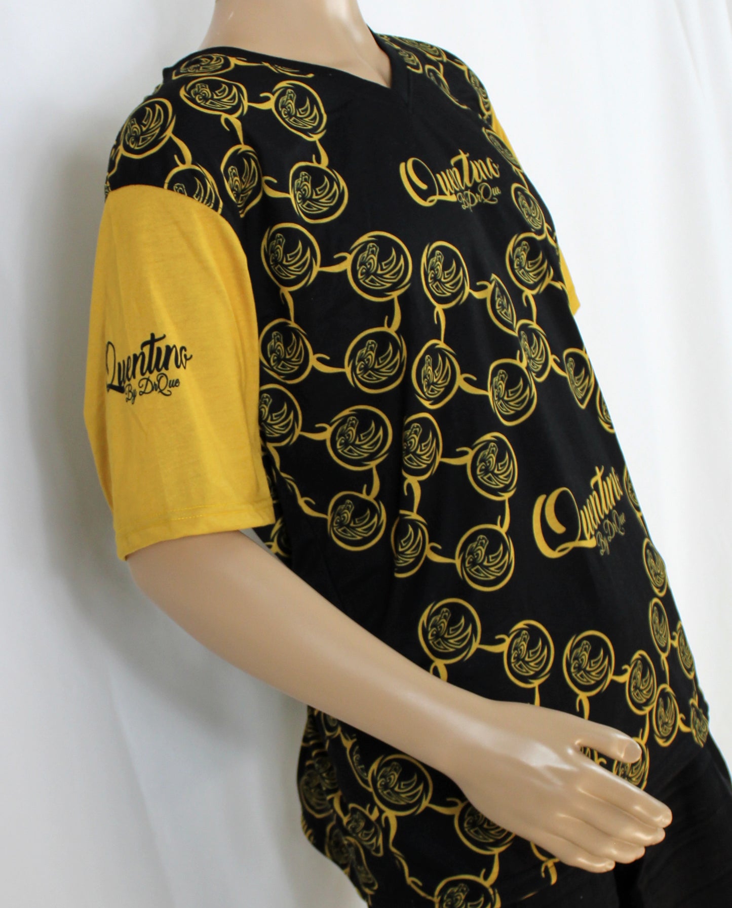 Quentino Essentials Black Yellow T-shirt