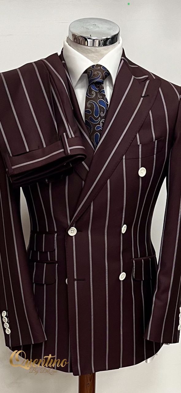 Quentino Grandeur Burgundy Suit